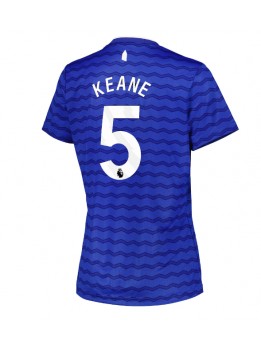 Everton Michael Keane #5 Replika Hemmakläder Dam 2025-26 Kortärmad